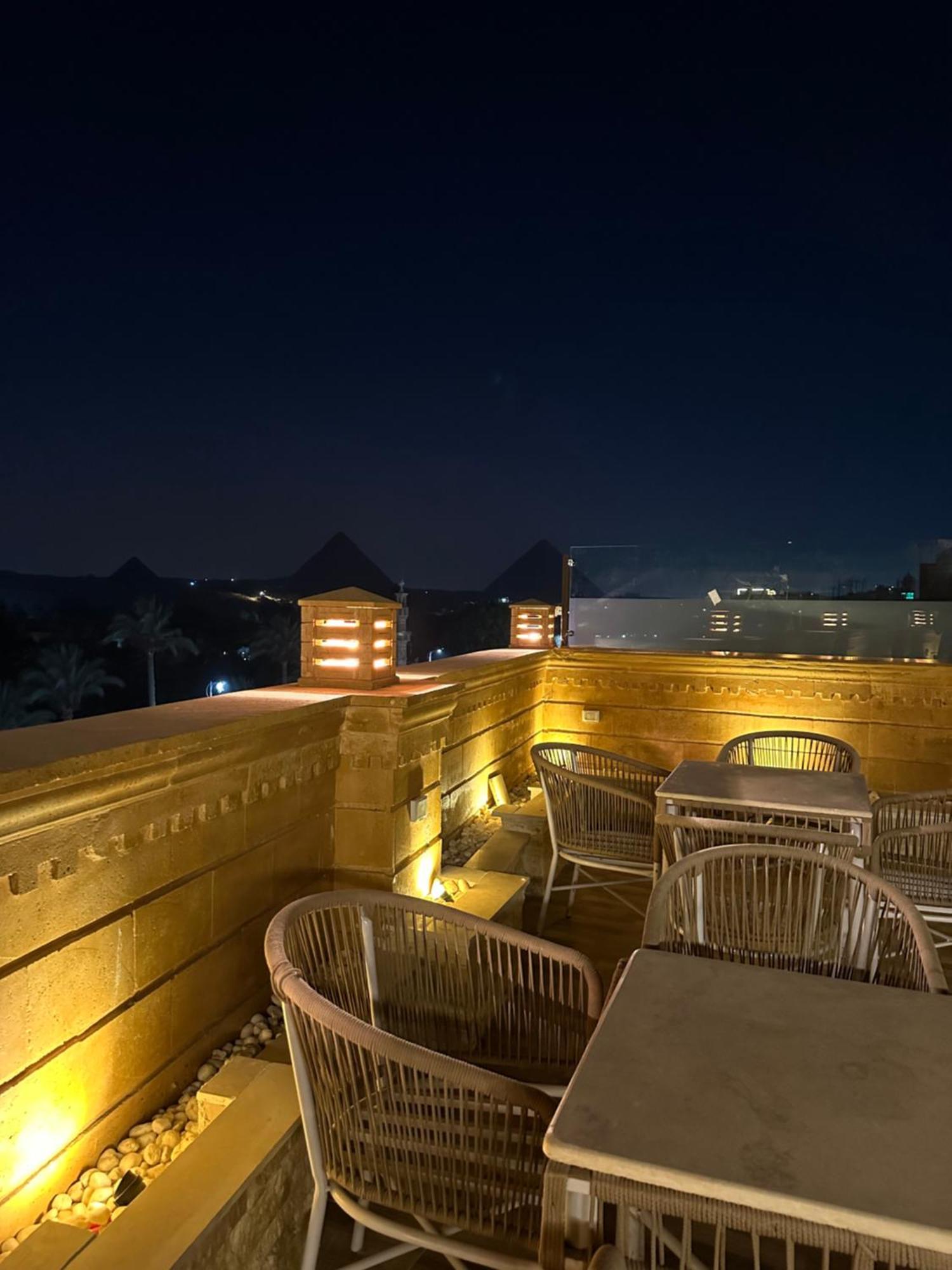 Taj Pyramids View Inn Kafret el-Gabal Exterior foto