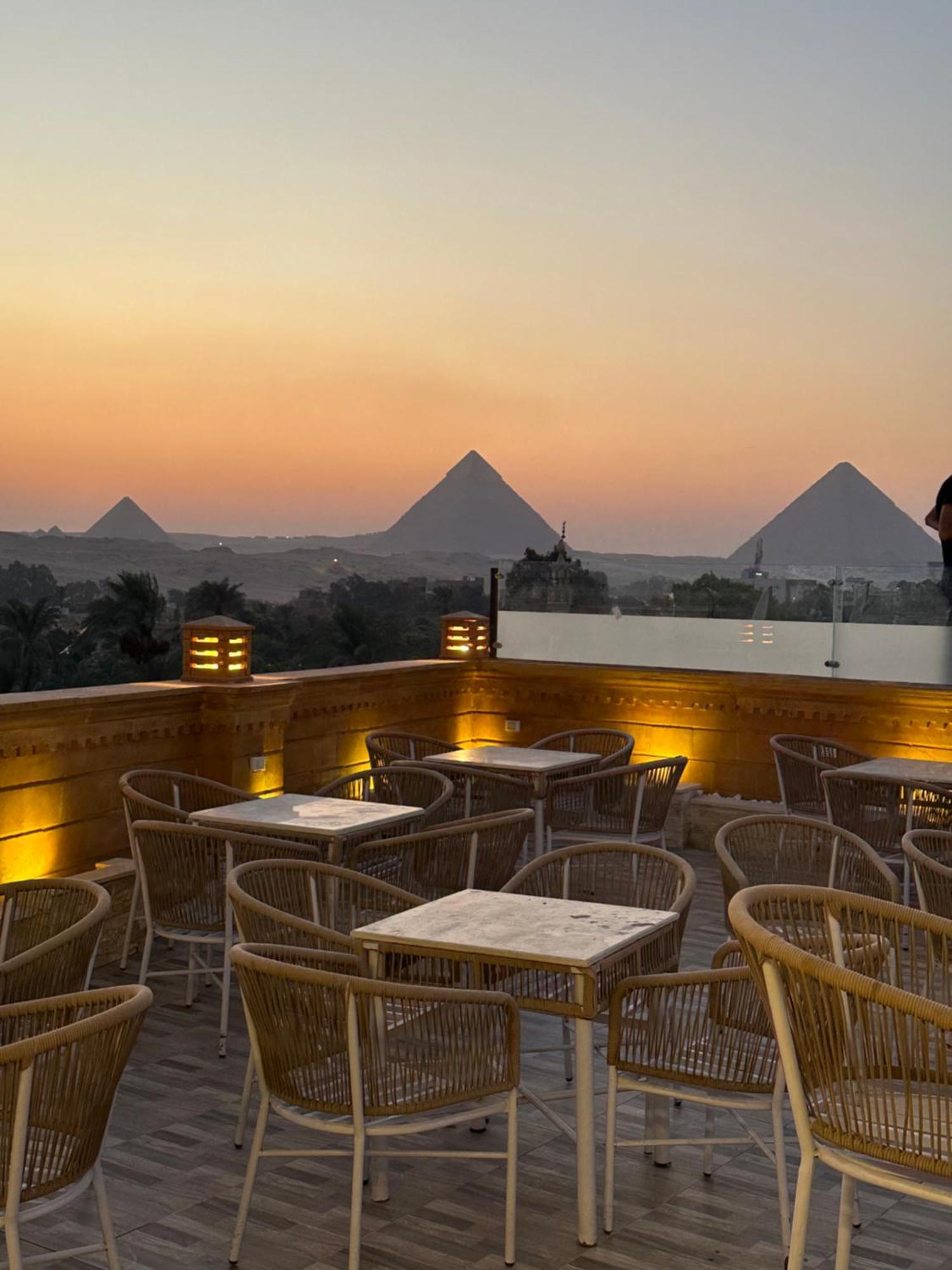 Taj Pyramids View Inn Kafret el-Gabal Exterior foto