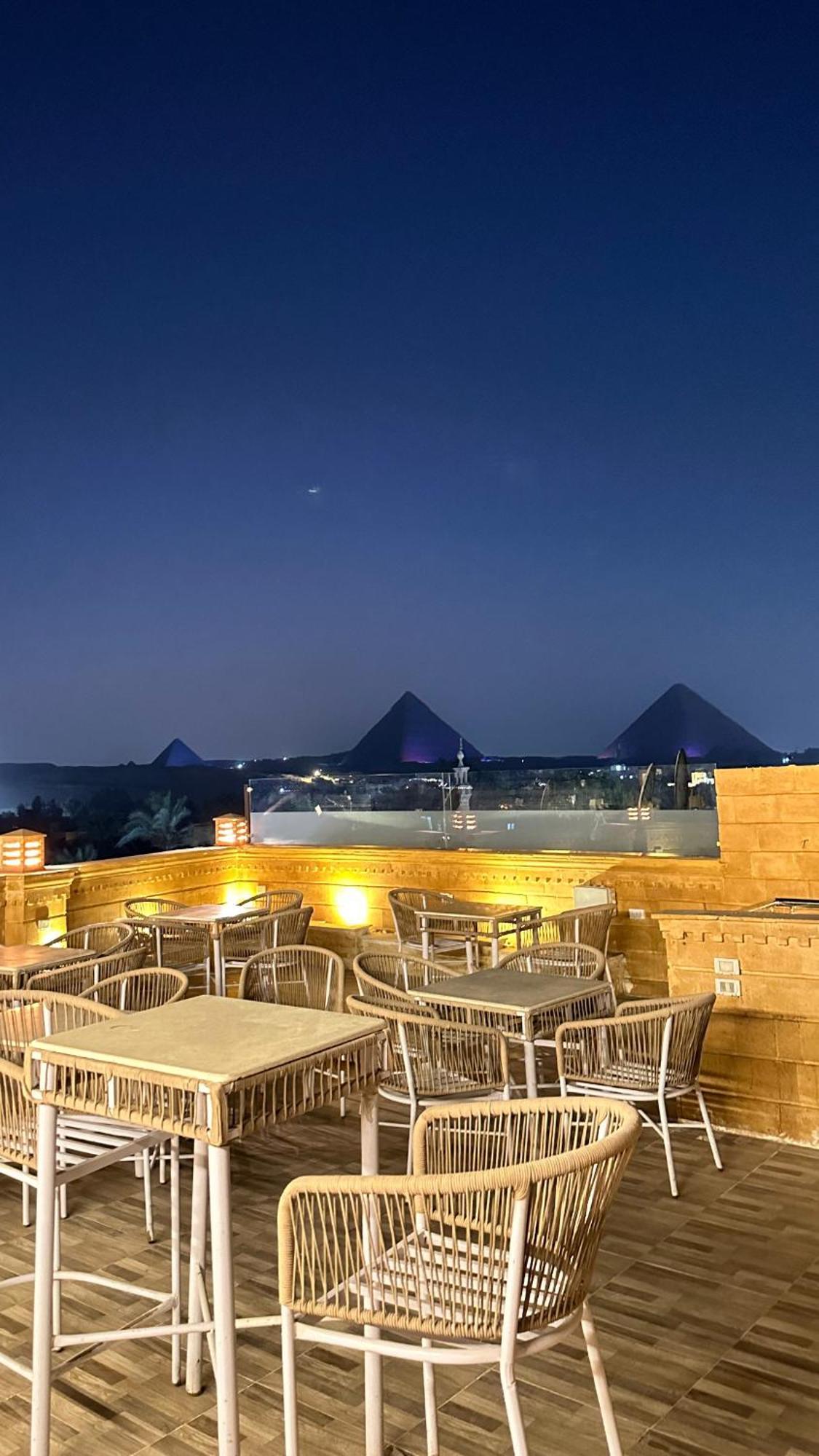 Taj Pyramids View Inn Kafret el-Gabal Exterior foto