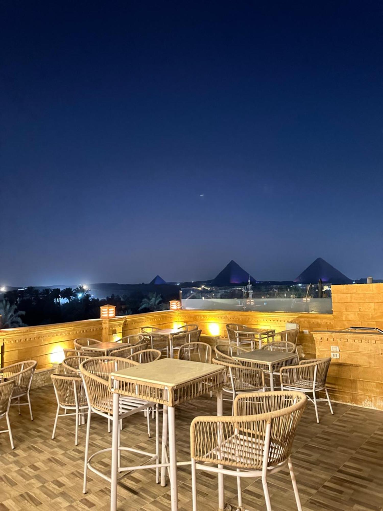 Taj Pyramids View Inn Kafret el-Gabal Exterior foto