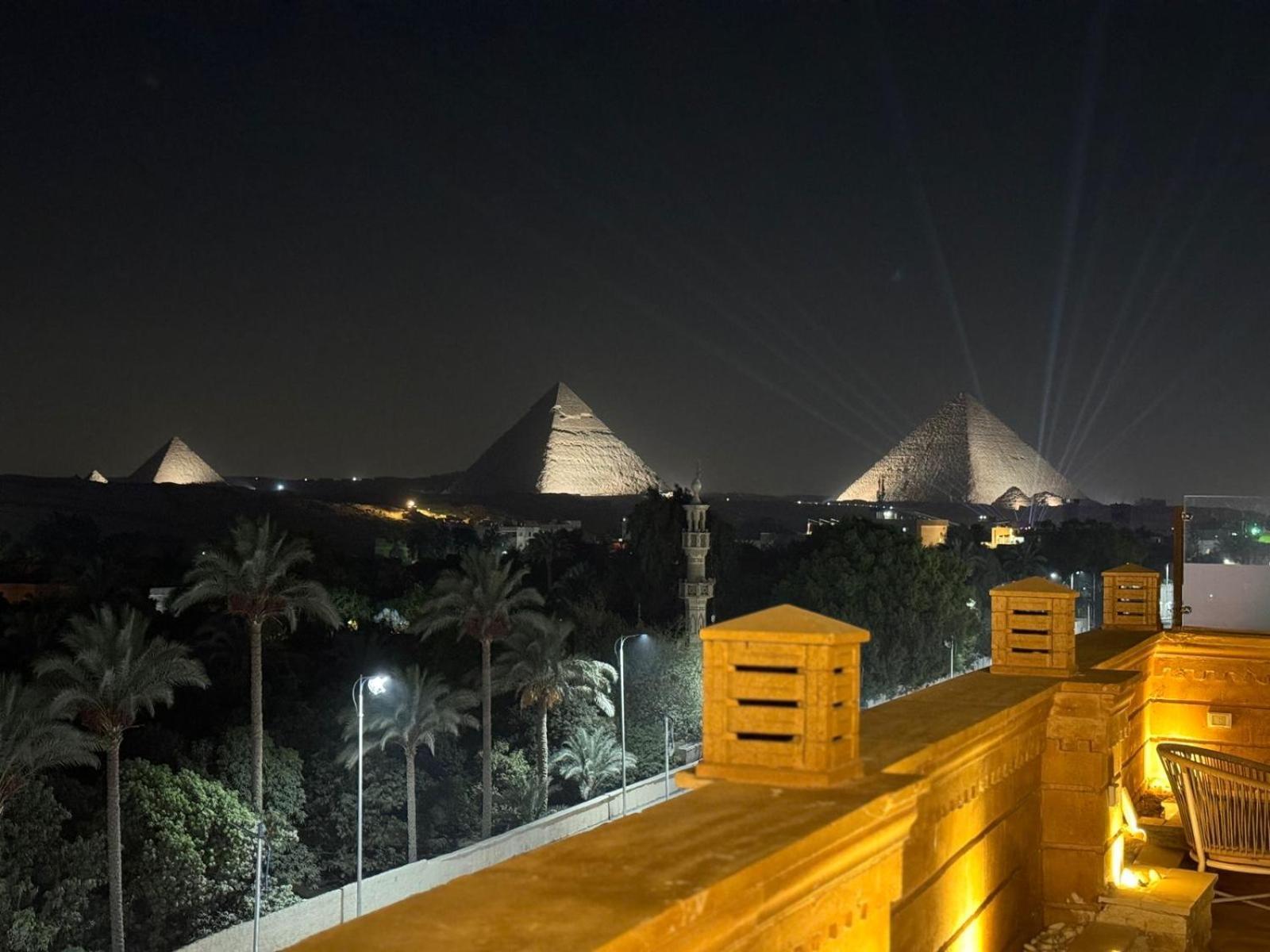 Taj Pyramids View Inn Kafret el-Gabal Exterior foto