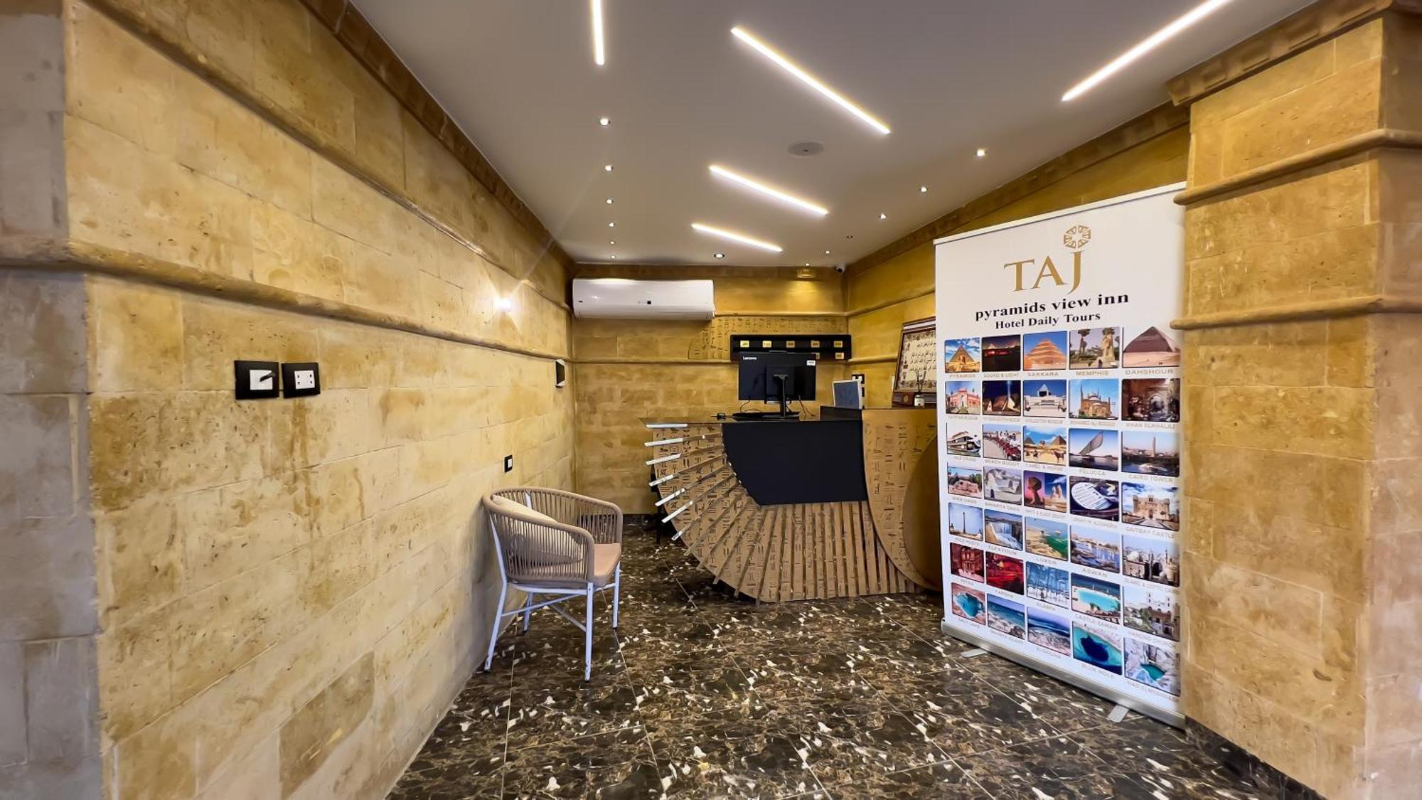 Taj Pyramids View Inn Kafret el-Gabal Exterior foto