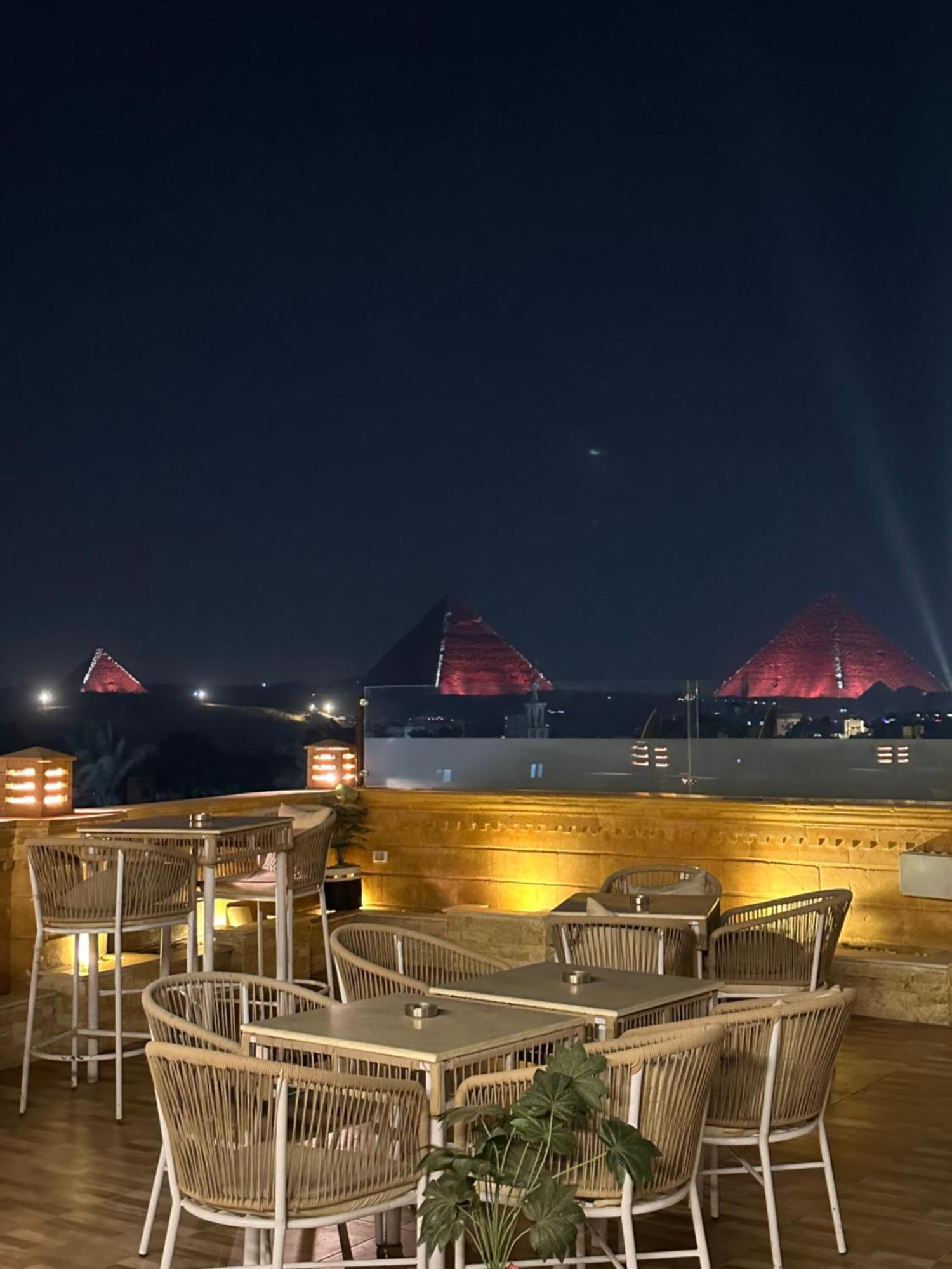 Taj Pyramids View Inn Kafret el-Gabal Exterior foto
