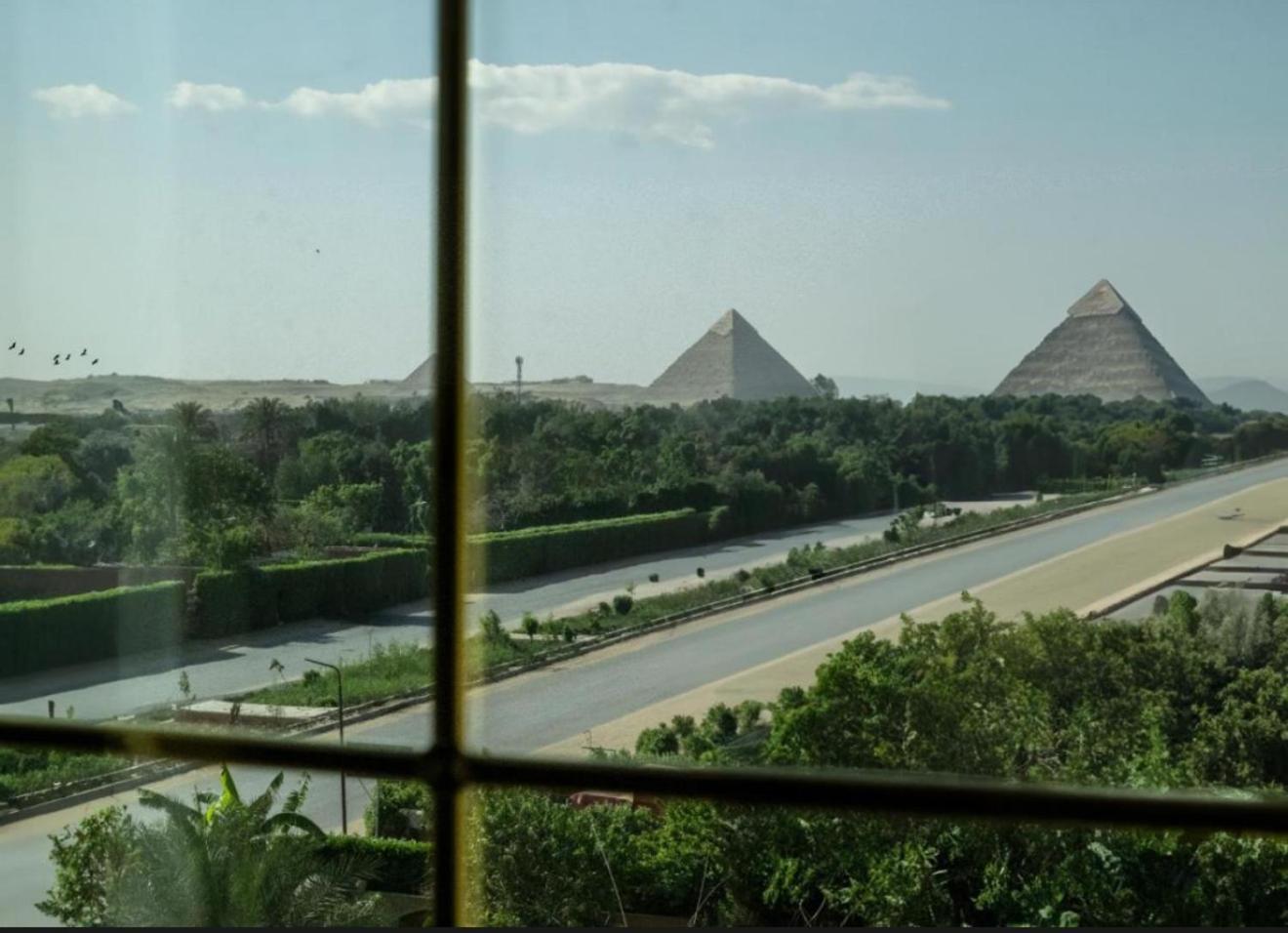 Taj Pyramids View Inn Kafret el-Gabal Exterior foto