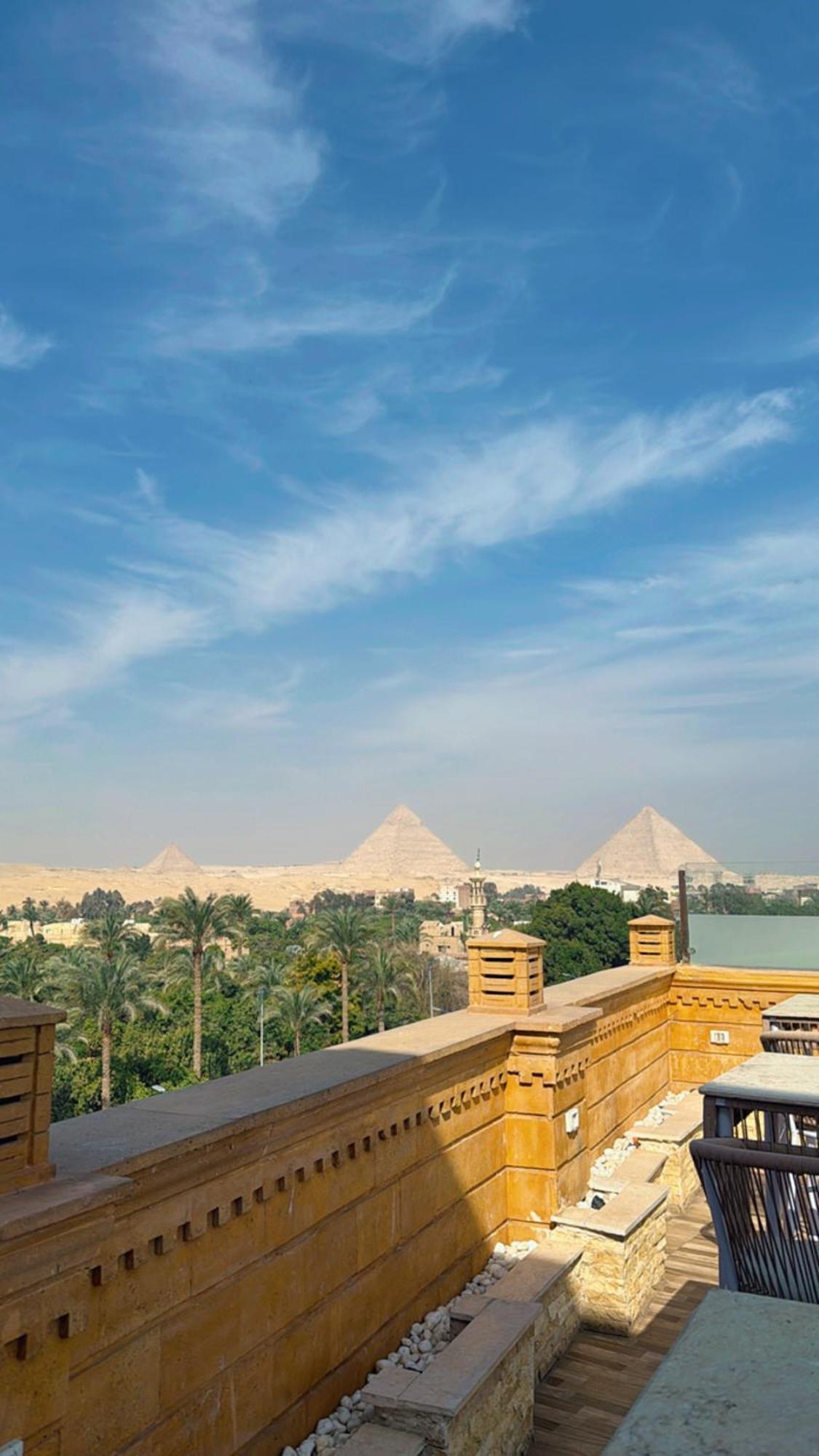 Taj Pyramids View Inn Kafret el-Gabal Exterior foto